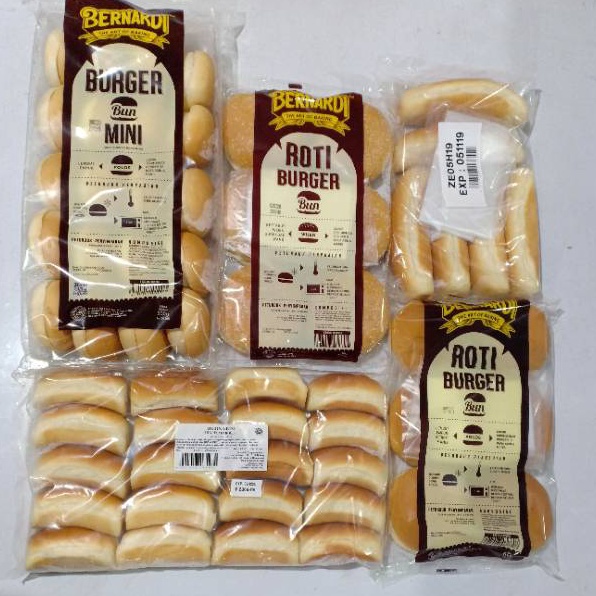 

Laku keraz BERNARDI aneka roti burger hotdog plain rolls