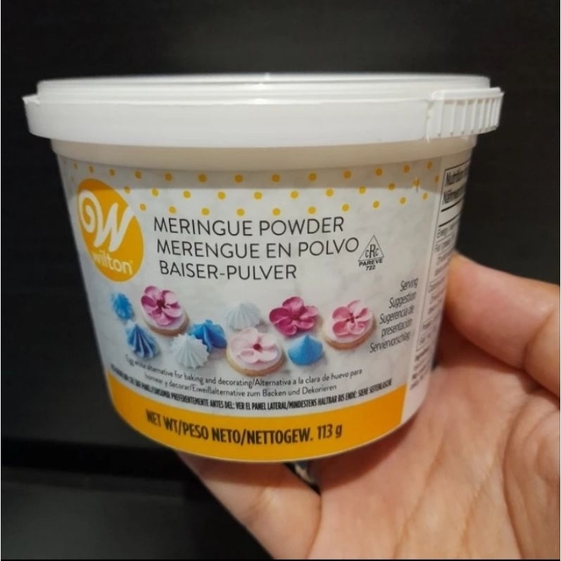 

Wilton Meringue Powder 4oz pengganti putih telur untuk membuat meringue dan putih telur