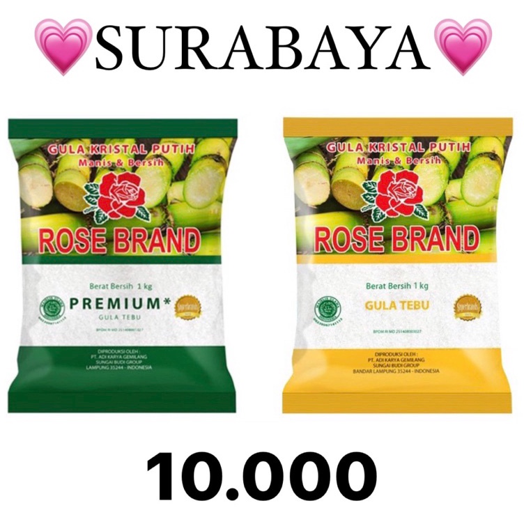 

Langsung dibeli Rose Brand Gula Pasir 1Kg Gula Pasir Rose Brand Hijau Kuning 1Kg