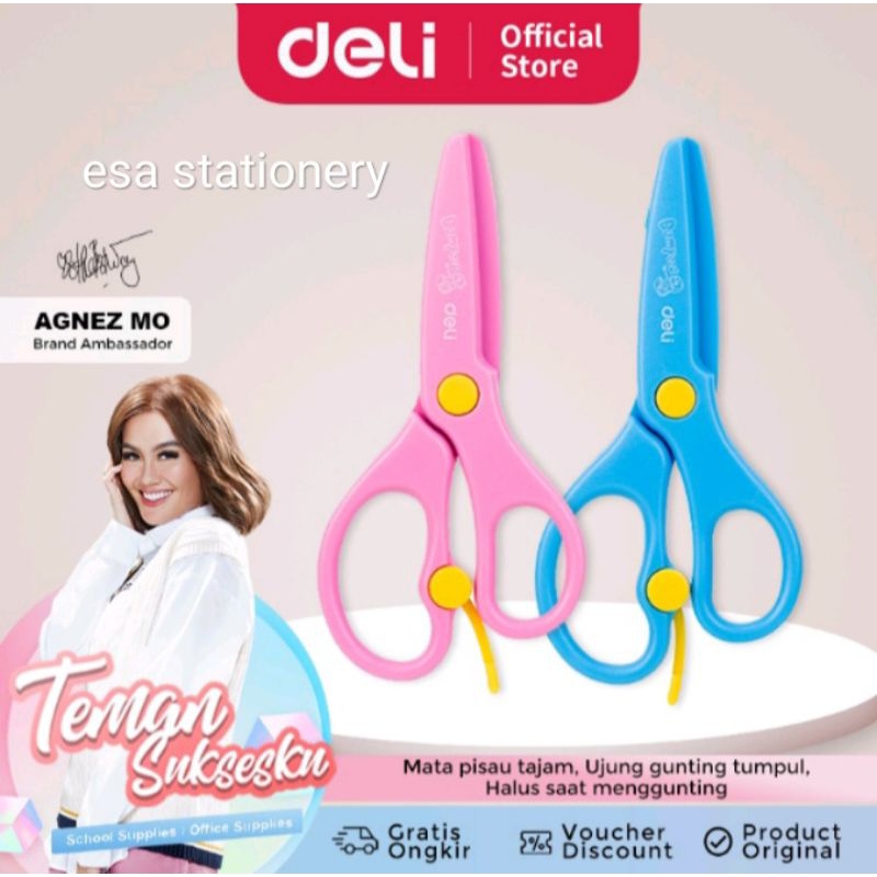 

Deli ED60402 School Scissors/Gunting Plastik-Plastic Scissors 130mm