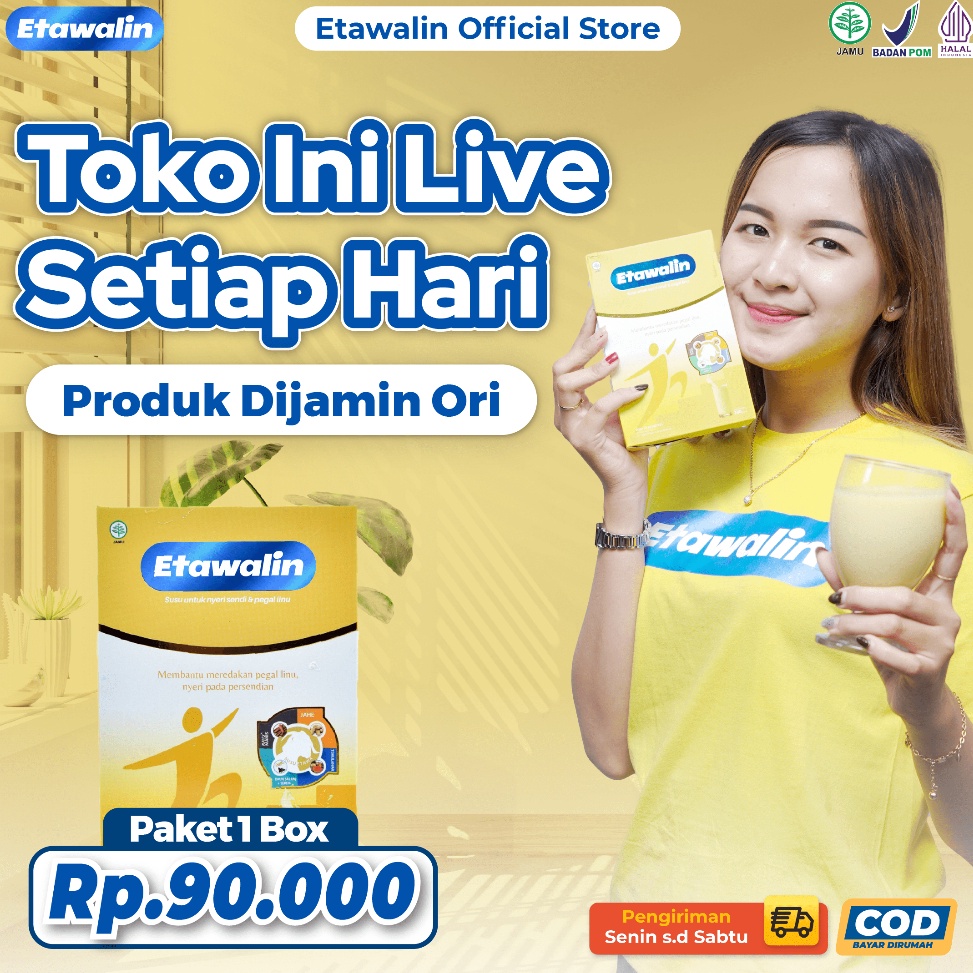 

Klik Pesan Etawalin Susu Kambing Etawa Solusi Asam Urat dan Nyeri Sendi Official 1 Box