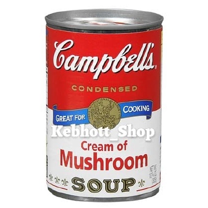 

Lagi Bagus Campbells Condensed Cream of Mushroom Soup Campbells Krim Sup Jamur