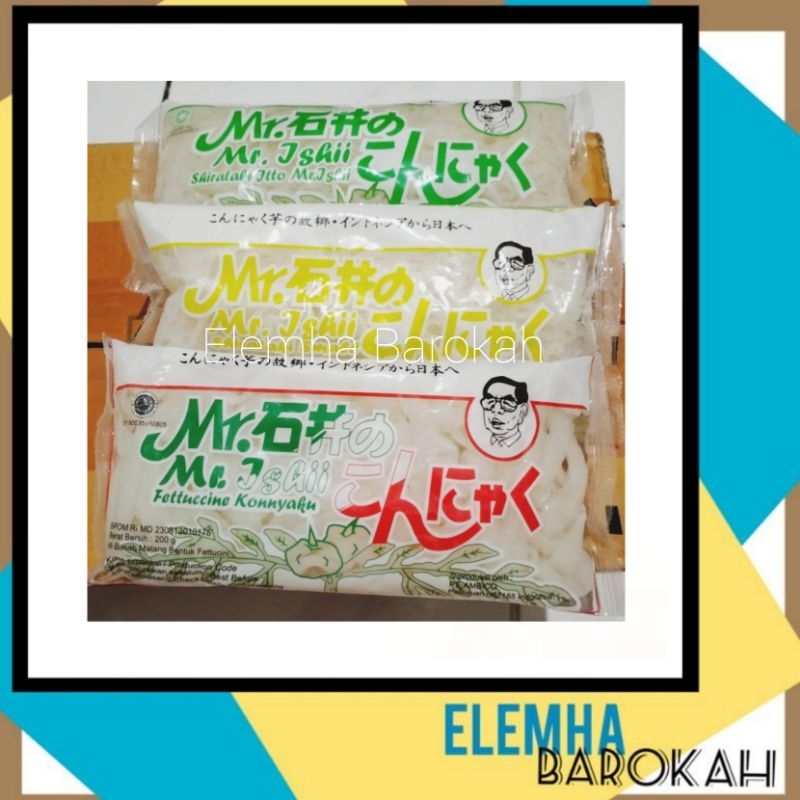 

Ambico Mie Shirataki Basah Bihun Fettucini Tsubu 200gr 200 gr Wet Shirataki