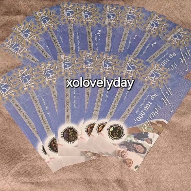 READY VOUCHER MAP 100.000 PECAHAN 100K GIFT CARD MURAH FISIK WTS WTB MURCE VOC JUAL MITRA ADIPERKASA