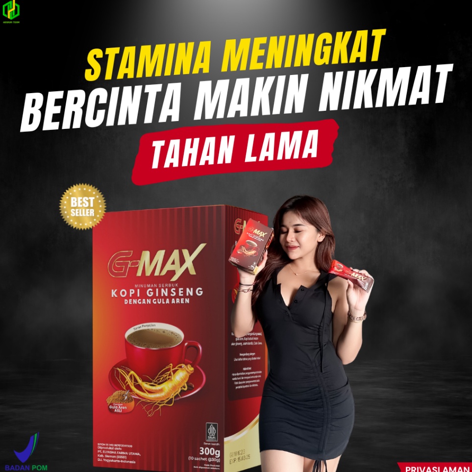 

Laku Keras KOPI GMAX ORIGINAL KOPI STAMINA PRIA AMAN 1 BPOM HALAL KUAT TAHAN LAMA