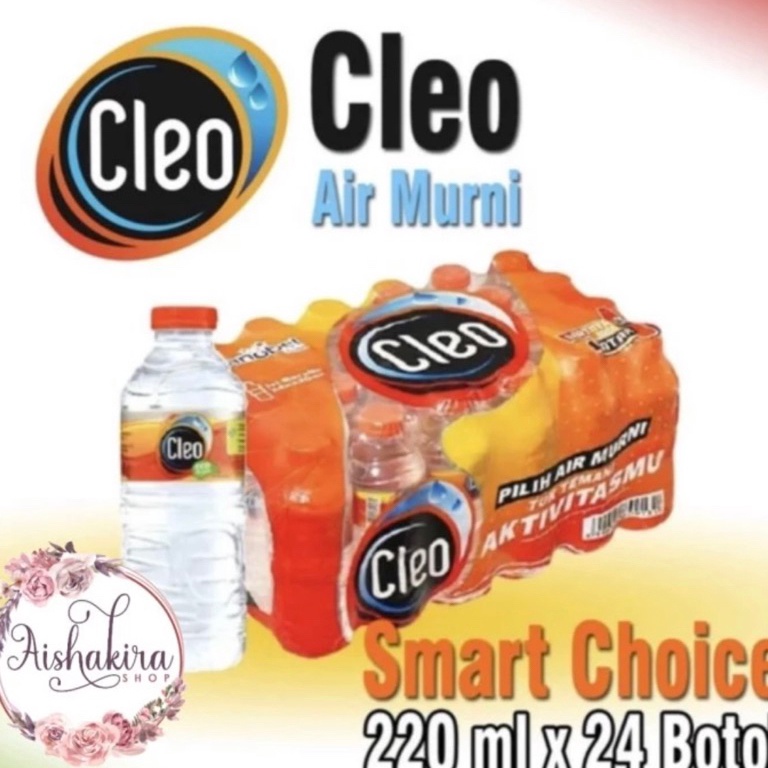 

Pro sale CLEO Smart Air Mineral Botol 22ml isi 24 Botol