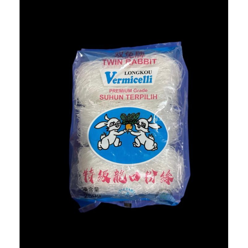 

Twin Rabbit Longkou Vermicelli ~ Sohun Vermicelli 250 Gr