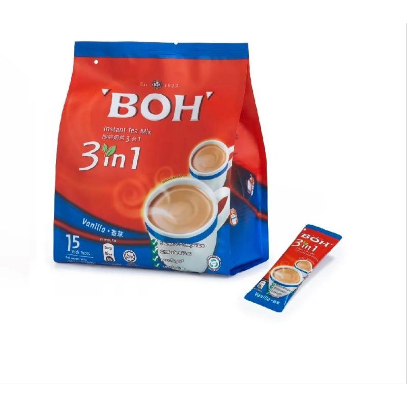 

Boh Teh 3 in 1 Vanila 15 Stik