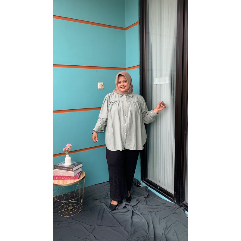 MELICA TOP Sage - Plusize Woman