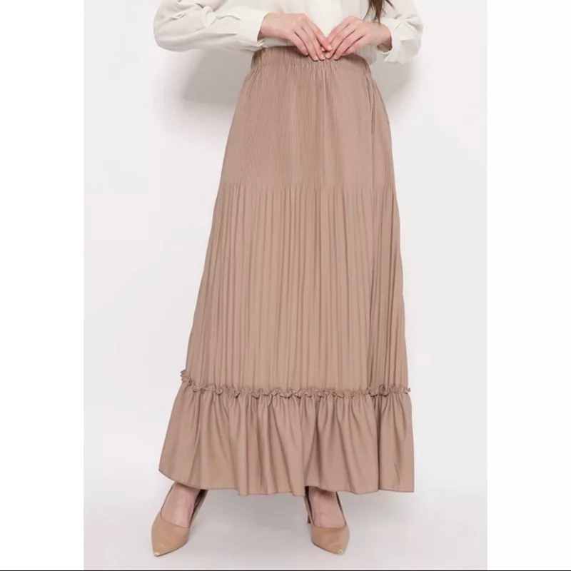 NEW!!! ROK PLISKET PREMIUM- CAMPURAN DRES WANITA KEREN