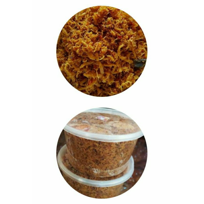 

serundeng kelapa ayam suwir