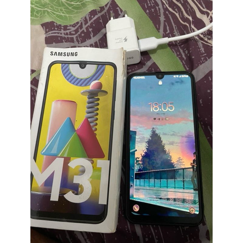 samsung m31 6/128 second bekas