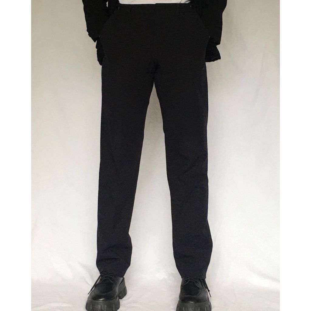 Thrift Pants SKOOLOOKS Celana Kerja Formal Hitam Wanita