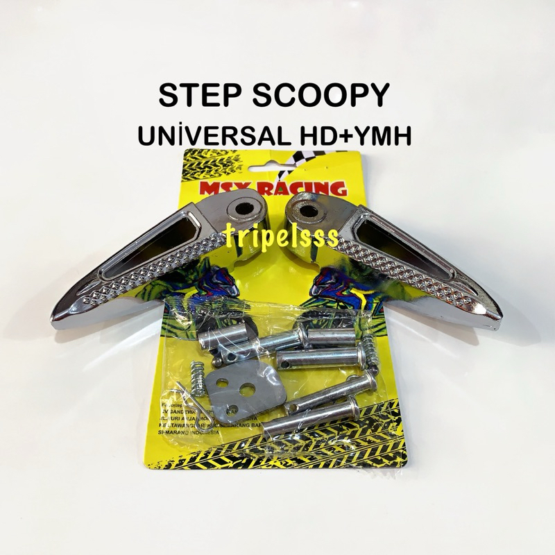FOOTSTEP STEP INJAKAN KAKI SCOOPY / BEAT FI / VARIO / SPACY / GENIO / MIO SOUL / XEON UNIVERSAL