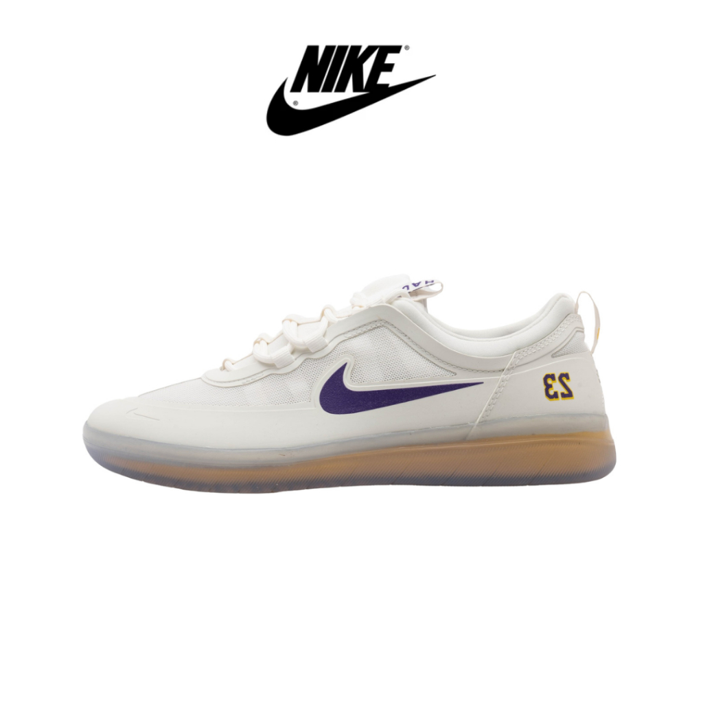 Sepatu Nike SB Nyjah Free 20 Nba La Lakers White Court Original 100%