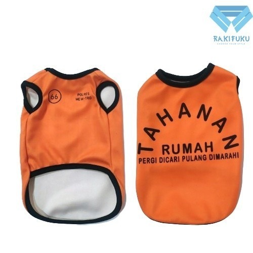 Baju Kucing Anjing Seragam Indomaret Alfamart Gojek Grab Maxim Shopee Food Tahanan Penjara Narapidan