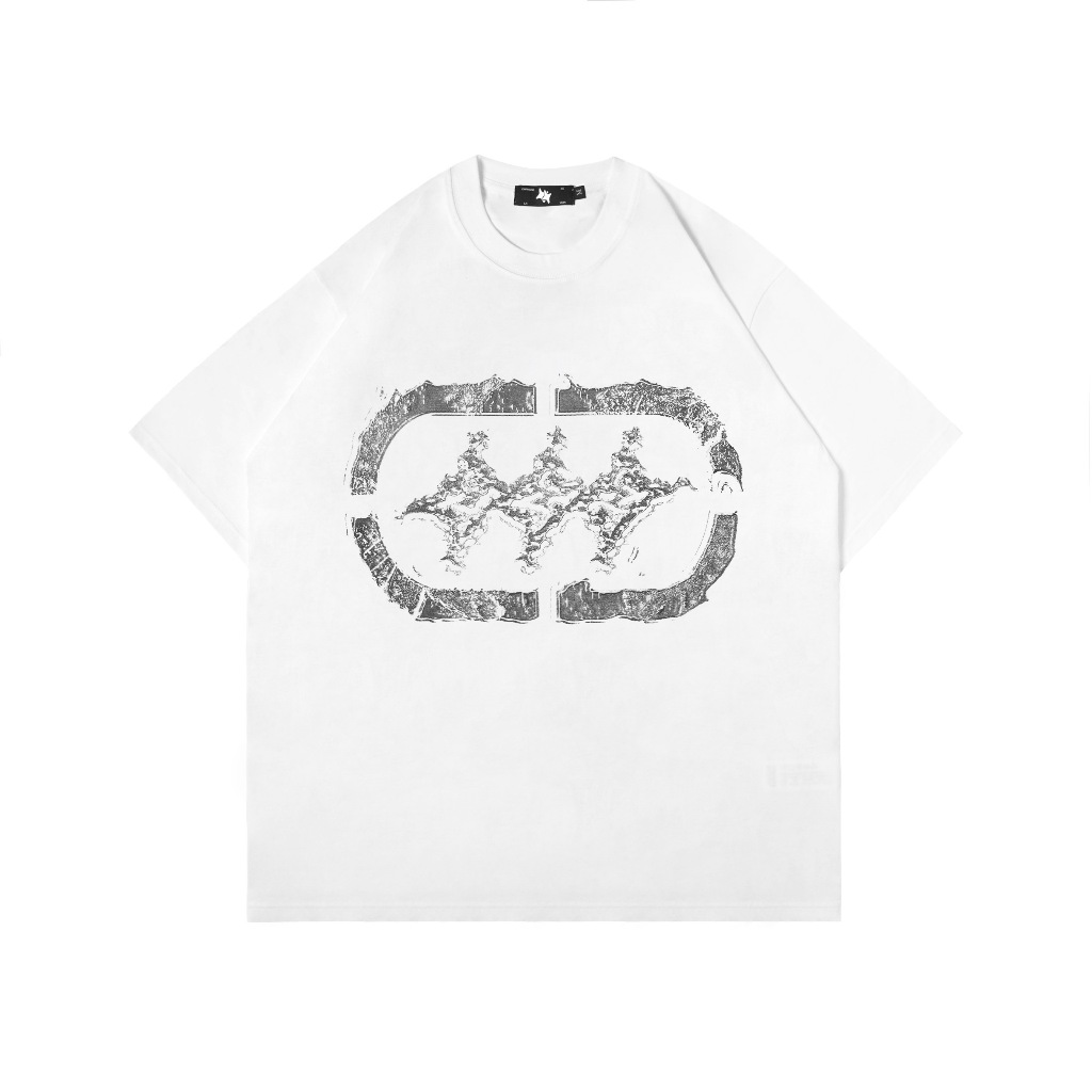 T-SHIRT - CHMB BROKEN WHITE/SAFETY PIN