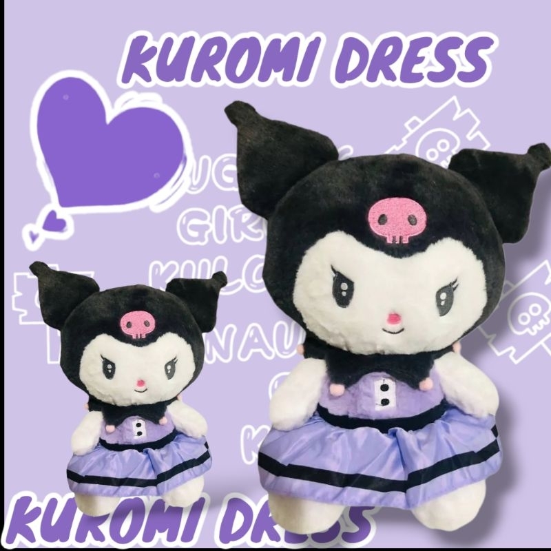 boneka kuromi jumbo sanrio lucu lembut