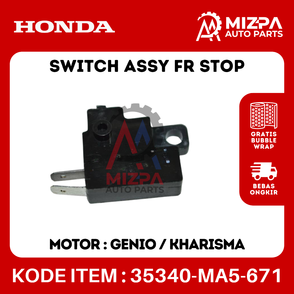 HONDA 35340-MA5-671 Switch FR Stop Assy Genio Kharisma