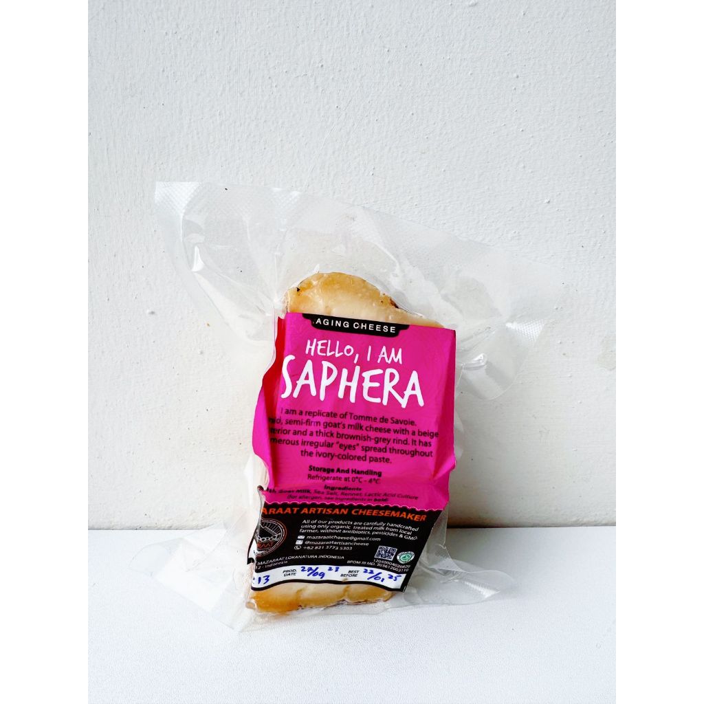 

Mazaraat - Saphera Cheese - Goat Cheese - Keju Kambing Alami tanpa Buatan dan Pengawet