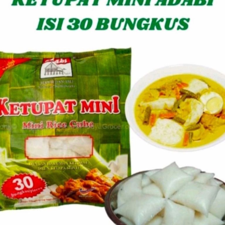 

Penawaran Spesial KETUPAT LONTONG MINI ADABI INSTAN RICE CUB ISI 3 X 2 gr