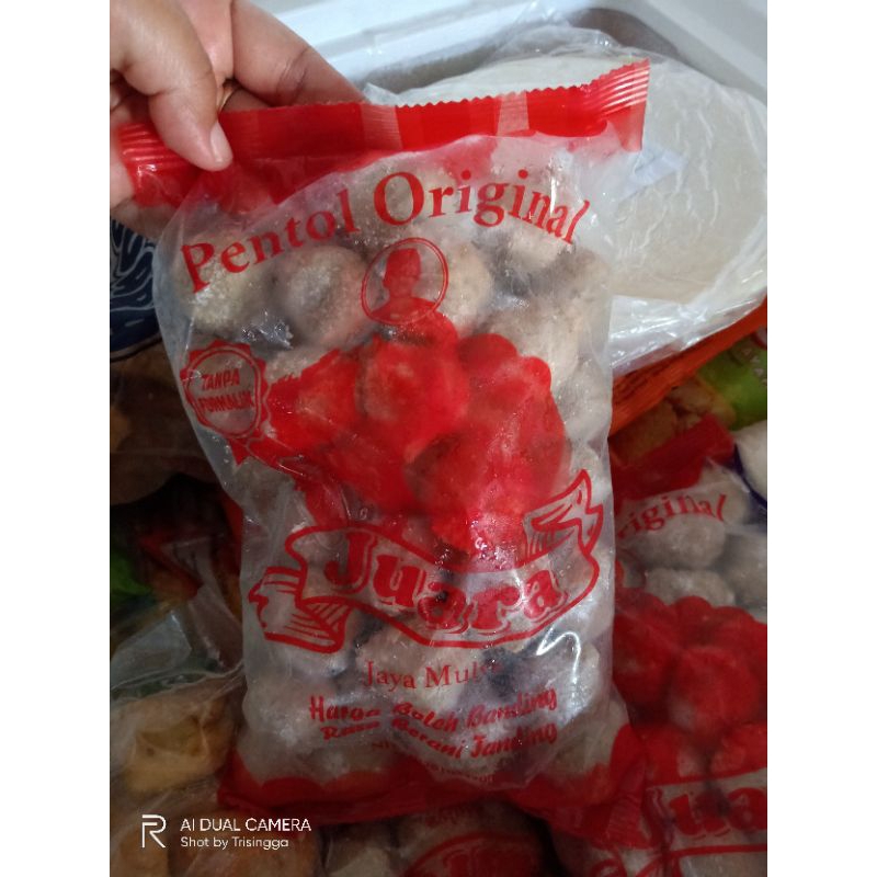 

Pentol Bakso Juara isi 50 biji 500gr