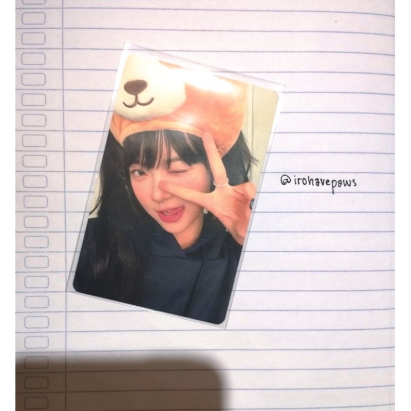 (BACA DESKRIPSI) Photocard Official Eunchae Le Sserafim Eunchae Bear Melet Eunchae Unforgiven