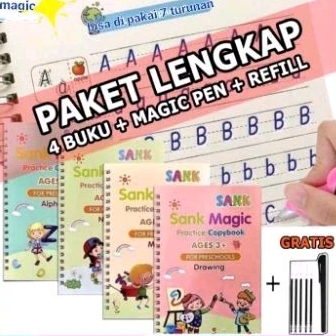 

Buku Sank Book Magic Sank Magic book 1 Set isi 4 Buku + pulpen