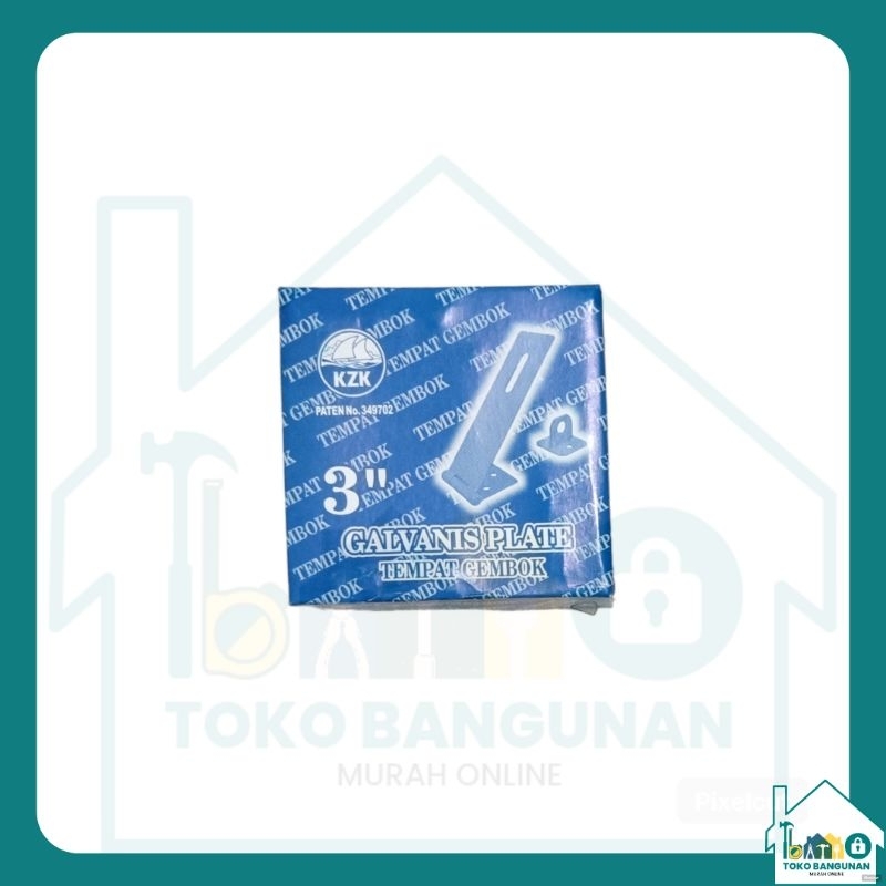 Overpal Putih Galvanish KZK 3"