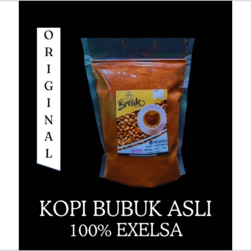 

Kopi Bubuk Exelsa 1 Kg BREAK COFFEE