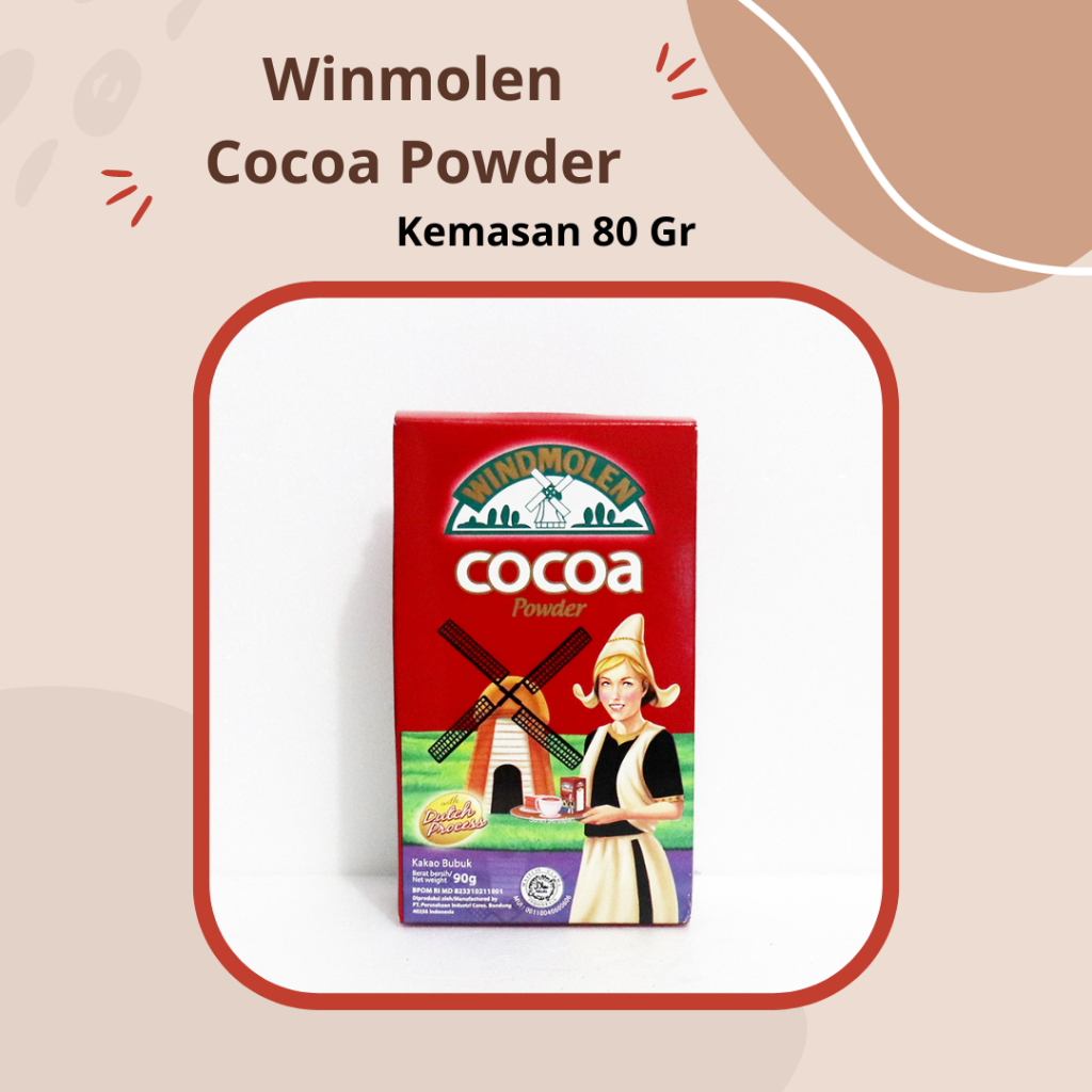 

WINDMOLEN COCOA POWDER || COKLAT BUBUK 80GR