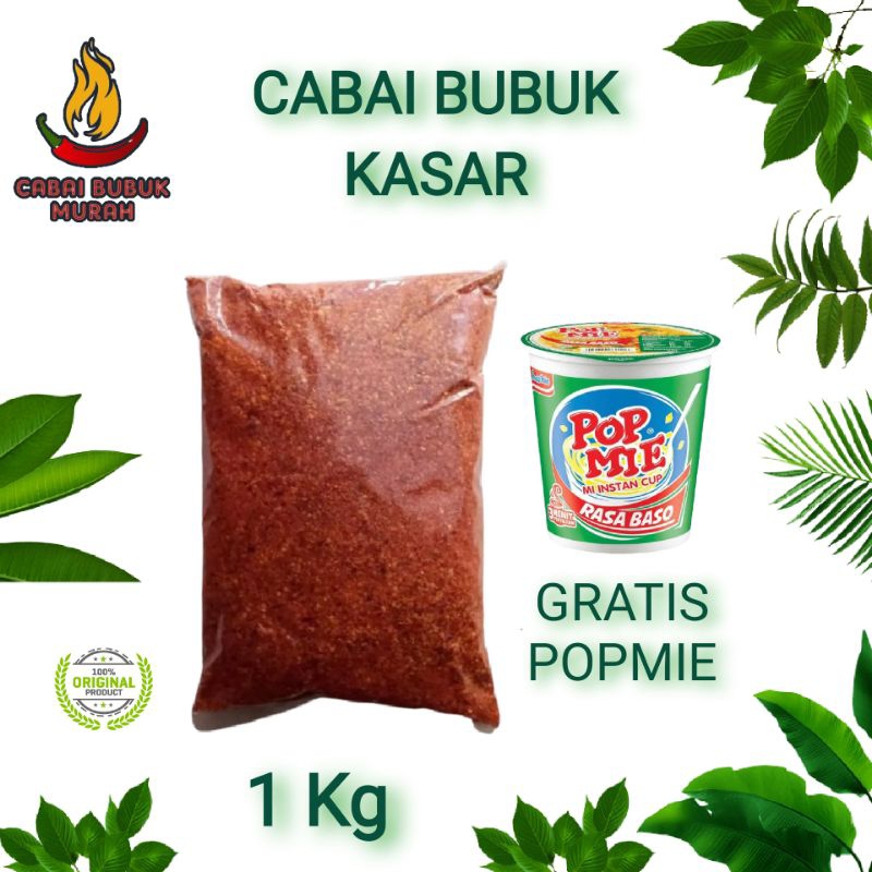 

CABAI BUBUK MURAH GILING KASAR GRATIS POPMIE