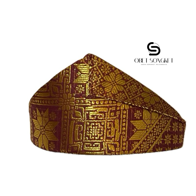 Tanjak songket Palembang / Tanjak Sultan / Tanjak Melayu