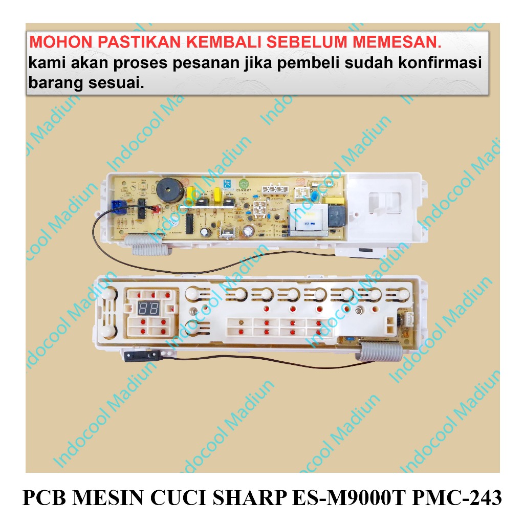 PMC-243 MODUL MESIN CUCI / PANEL / PCB MESIN CUCI SHARP ES-M9000T