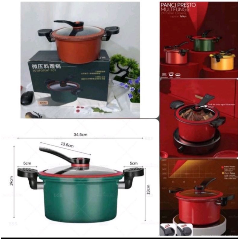 PANCI PRESTO POT 3,5L TEXANIA