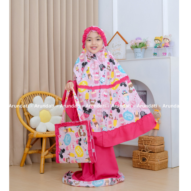 Mukena Sajadah Anak 3 in 1