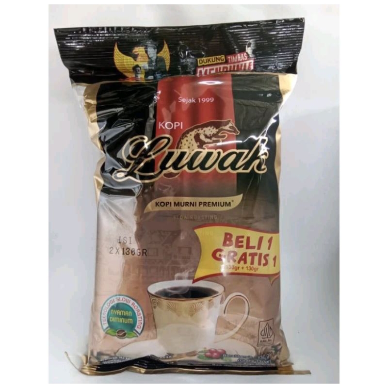 

PROMO Kopi Luwak beli 1 gratis 1- isi 120gr (gratis 120gr)