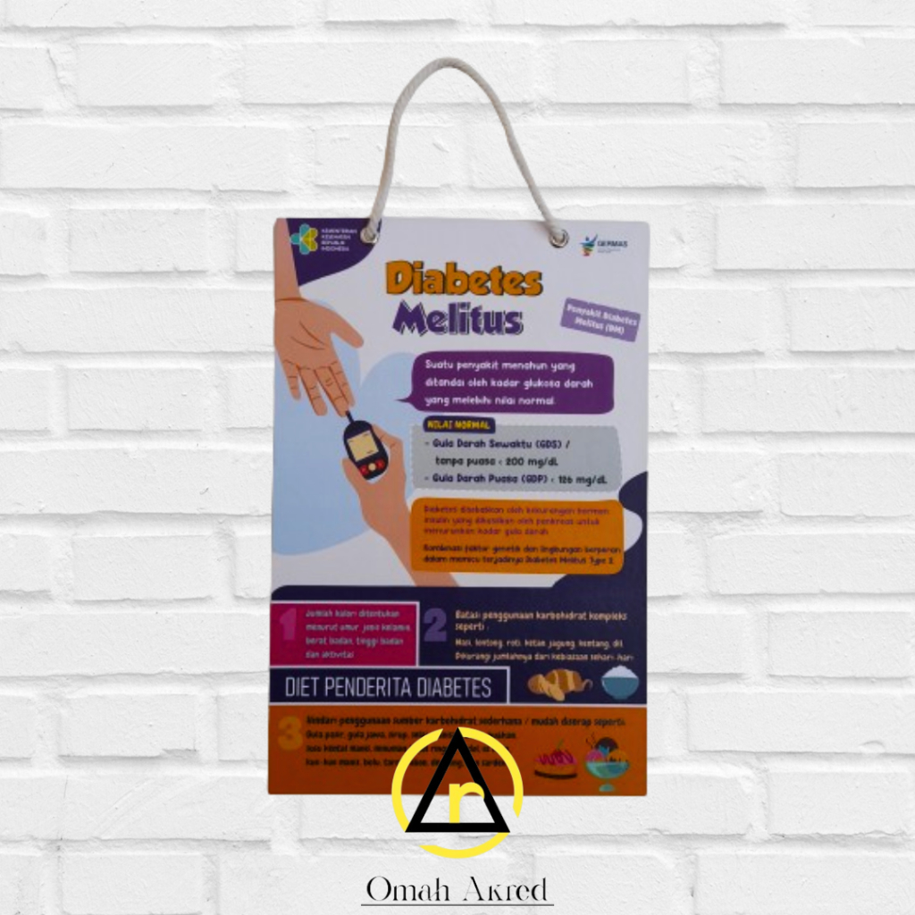 

Hard Poster Diabetes Melitus - Penyakit Gula - Kesehatan