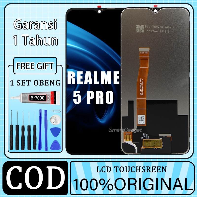 【ORIGINAL 100%】LCD REALME 5 PRO FULLSET TOUCHSCREEN / ORIGINAL100% LCD / copotan / original fullset(