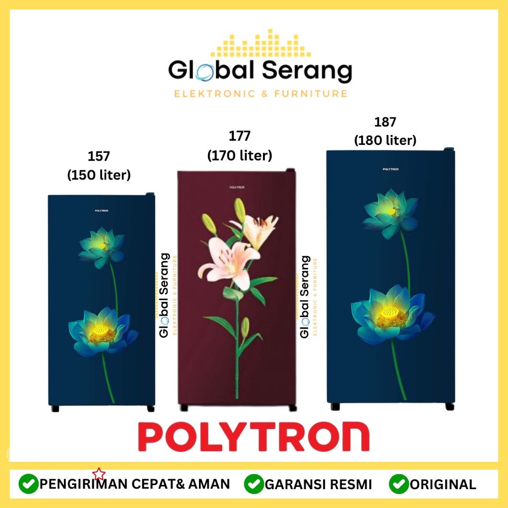 KULKAS POLYTRON 157PR | 157LB
