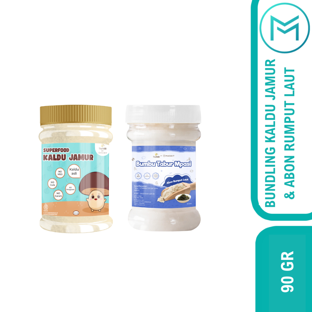 

Twinbi Bundling Kaldu MPASI Jamur & Abon Rumput Laut Bayi & Anak
