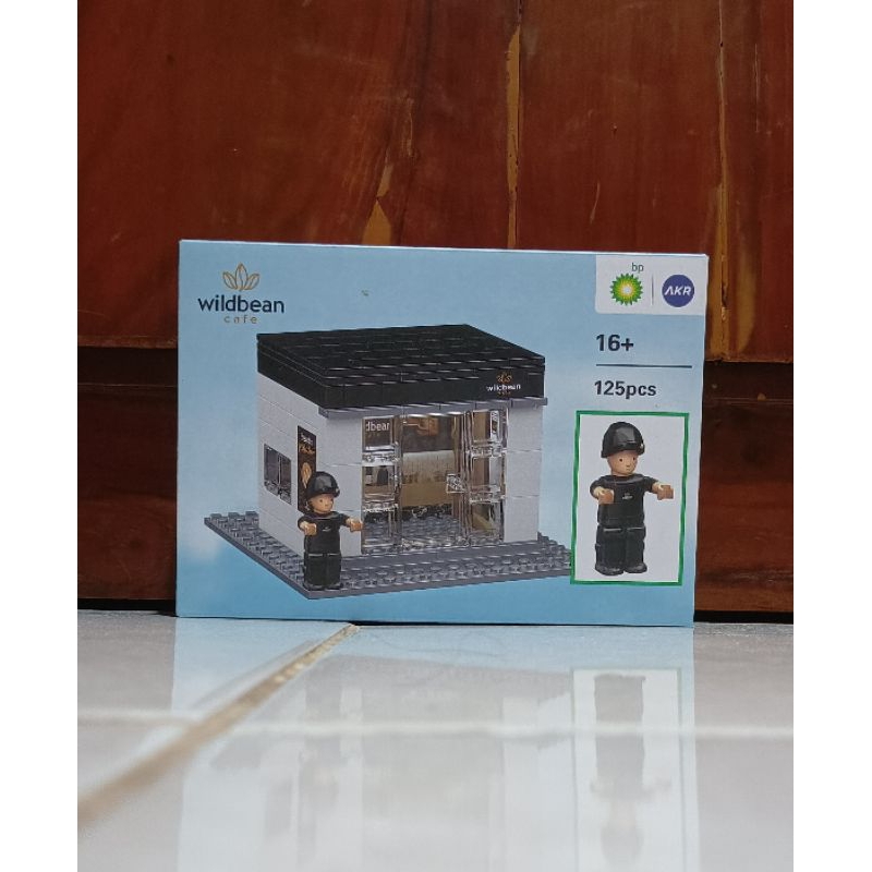 lego bricks wildbean cafe pom bensin bp akr edisi terbatas ulang tahun bp