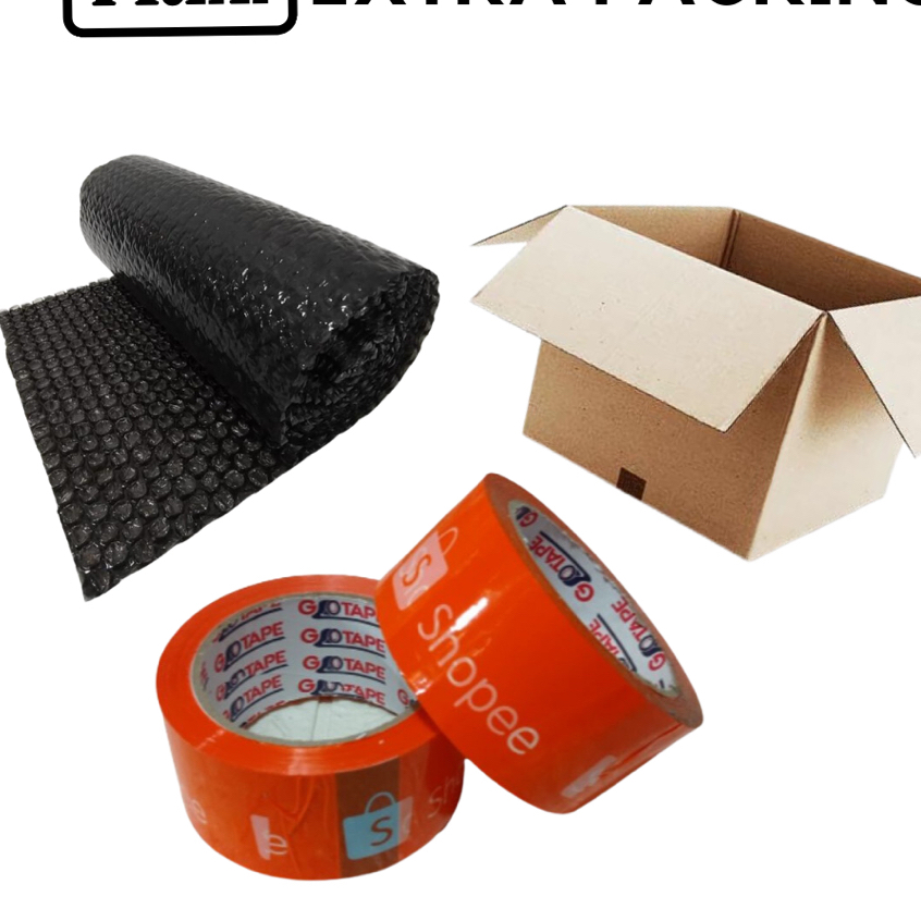 

Tambahan extra packing bubble wrap