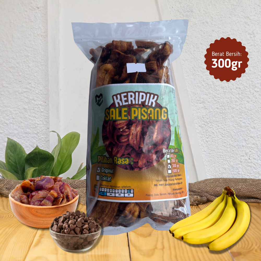 

Keripik Sale Pisang Original 300gr AF Oleh-Oleh Khas Bandung