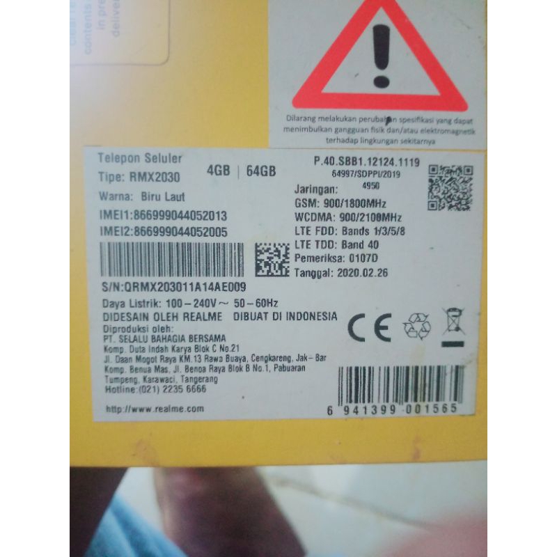 realme 5i 4/64 mentok logo