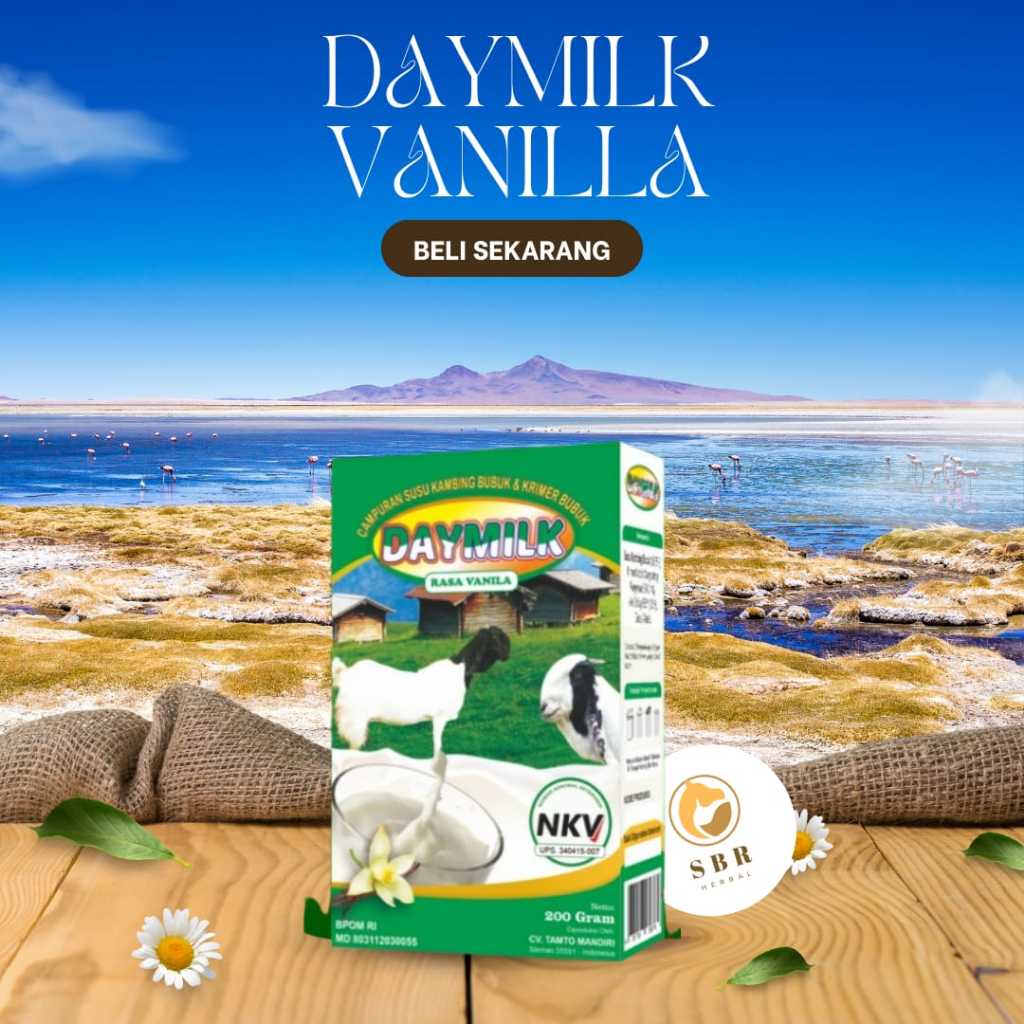 

DAYMILK Rasa vanilla Atasi pernafasan & Persendian