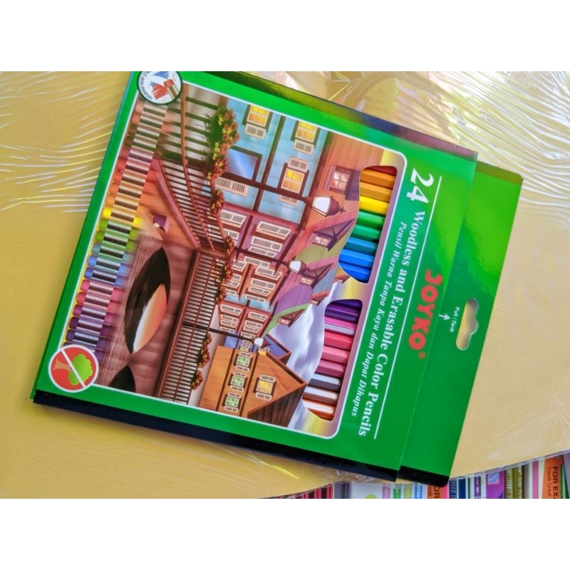 

Pensil warna Joyko 24 bisa di hapus