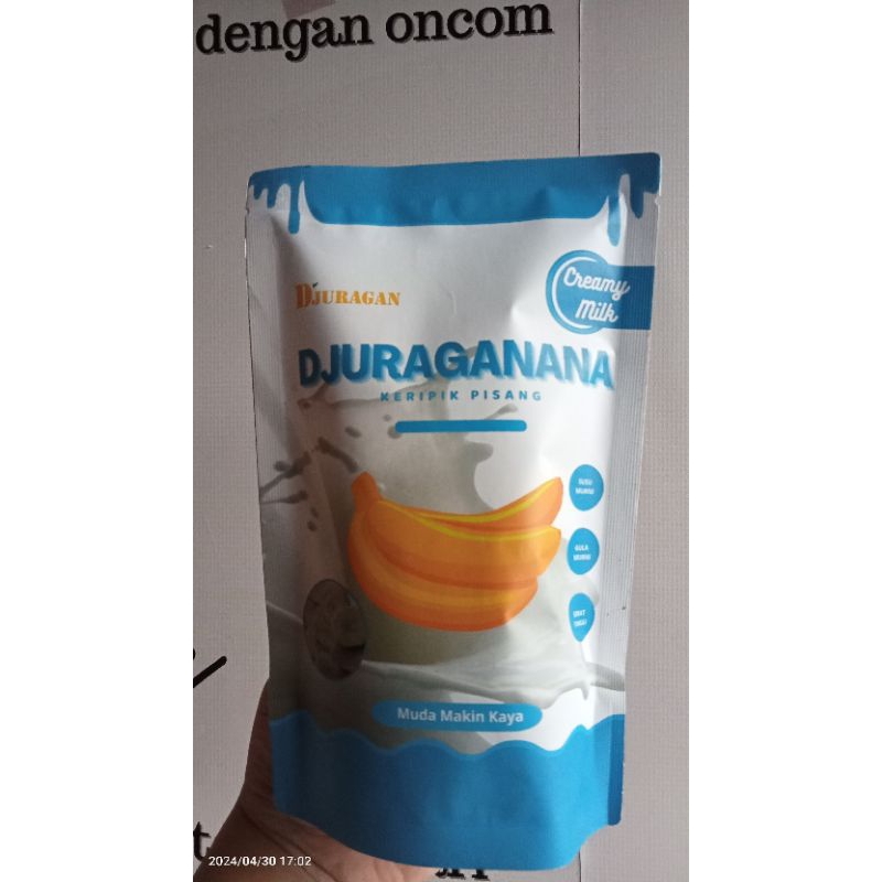 

KERIPIK PISANG DJURAGANANA RASA SUSU