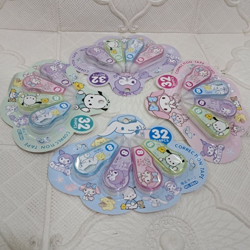 

CORECTION TAPE KARAKTER LUCU [ ISI 4PCS ] 8M