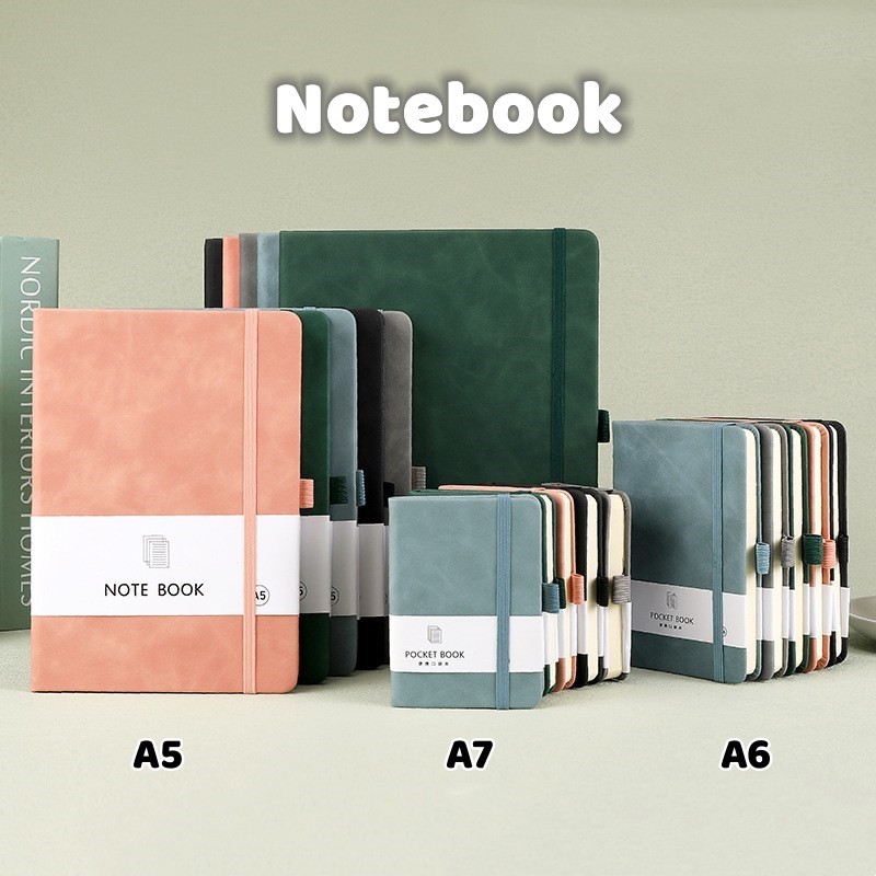 

Notebook kerja A5/A6/A7 cover Kulit untuk meeting bisnis harian Buku catatan premium aesthetic Buku tulis agenda jurnal Diary planner multicolor untuk sekolah kantor pelajar Kado hadiah gift